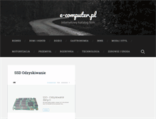 Tablet Screenshot of e-computer.pl